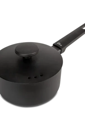 Sauspan FULL BLACK Alu Zwart M/Deksel