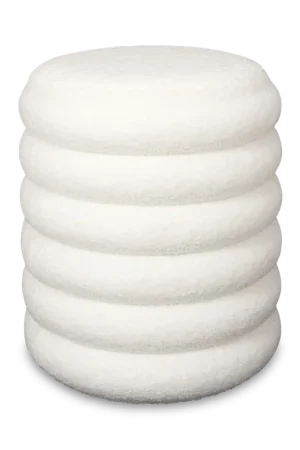 Opbergpouf FREJIS Bouclé Ecru