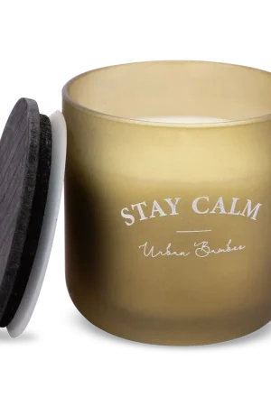 Geurkaars STAY CALM Urban Bamboo Groen
