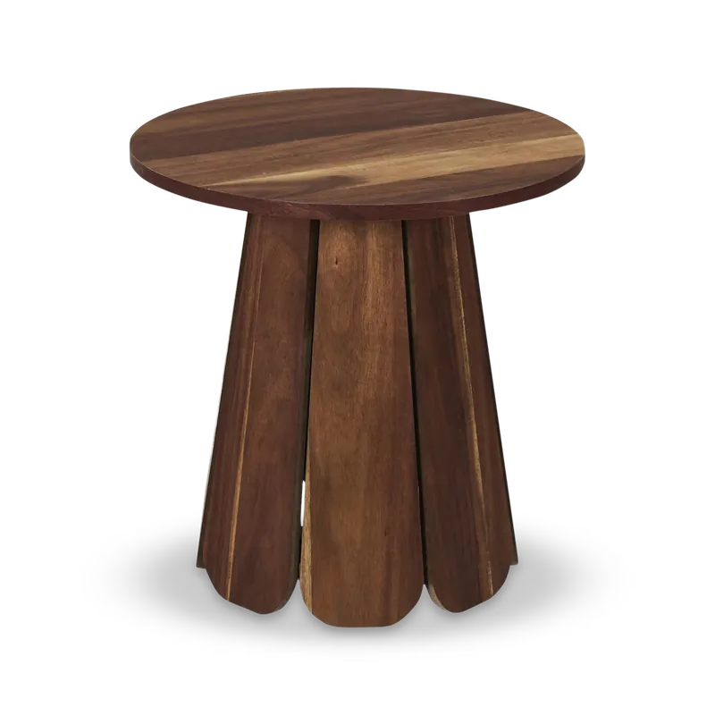Bijzettafel SLITT Ø45 Bruin