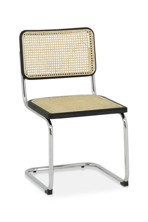 Sledestoel GUSTAV Beech Wood Black