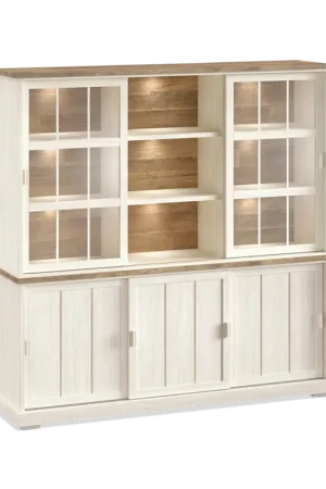 Dressoir met Opzetkast TOLUCA Lariks/Old Teak B209