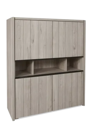 Barkast WALTON Eik Lichtgrijs B140