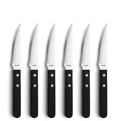 Amefa Pizza/Steak Messenset 6-delig