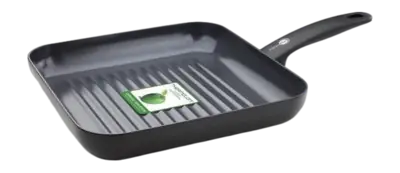 GreenPan Cambridge Black vierkante Grillpan