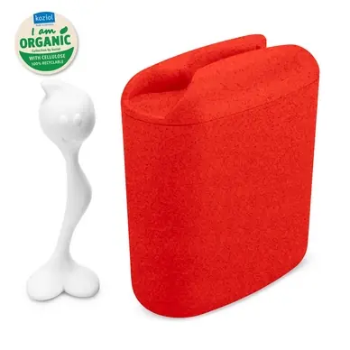 Koziol - Voorraadpot, 0.5 L, Organic Rood - Koziol Hot Stuff L
