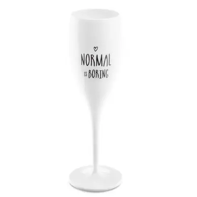 Koziol - Champagneglas ‘Normal is Boring‘ - Koziol Cheers No. 1
