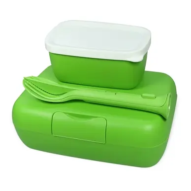Lunchbox en Bestekset, Healthy Groen - Koziol Candy Ready