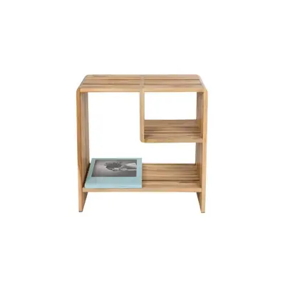 Housecraft Living Djia Bijzettafel Nachtkastje Teakhout - Bruin