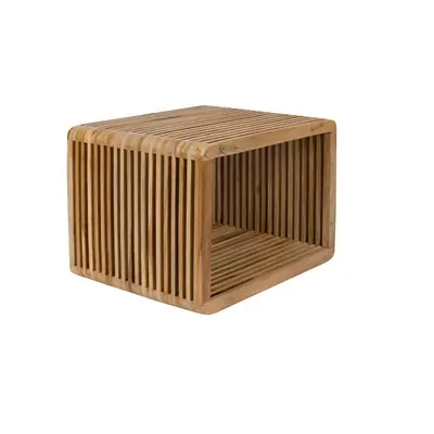 Housecraft Living Djia Kastje Nachtkastje Teak Hout Klein - Bruin