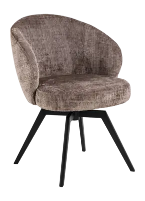 by fonQ Arla Eetkamerstoel - Glans Taupe