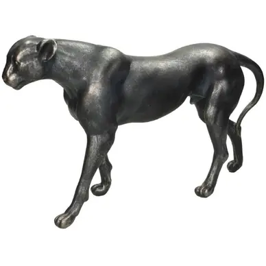 HD Living Leopard Ornament Black 11 x 39,5 cm