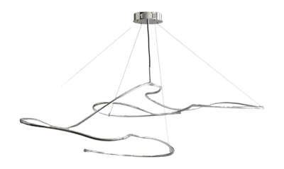 101 Copenhagen Ghost Kroonluchter Chrome Chandelier Big (2 m)