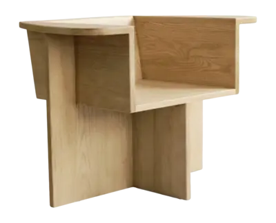 101 Copenhagen Brutus Lounge Chair Natural Oak
