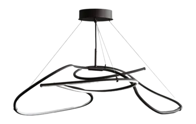 101 Copenhagen Ghost Kroonluchter Burned Black Chandelier Mini (2 m)