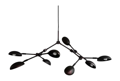101 Copenhagen Drop Kroonluchter Burned Black Chandelier Mini (2 m)