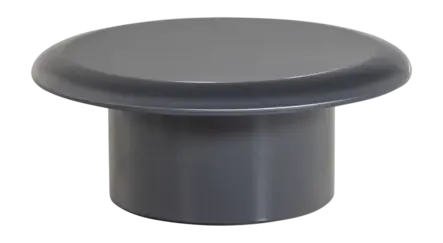 WOOOD Alvo Salontafel - MDF Hoogglans Donkergrijs