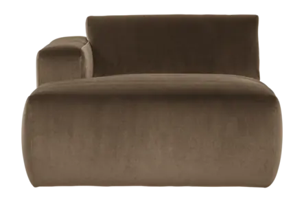 WOOOD Mojo Base Chaise Longue Element - Links - Velvet Taupe