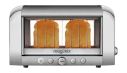 Magimix Vision Broodrooster Mat Chroom Toaster