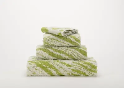 Abyss & Habidecor Fogo Gastendoek Apple Green 40 x 75 cm