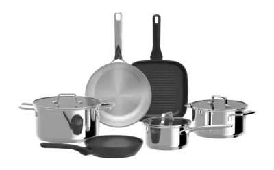 BergHOFF DiNA Line Pannenset (9-delig)