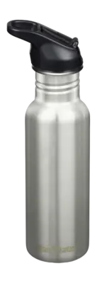 Klean Kanteen Classic Narrow Waterfles Brushed Stainless 532ml Flip Seal Sport Cap