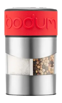 Bodum Twin Peper- en zoutmolen Rood RVS
