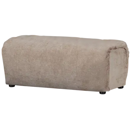 WOOOD Baggy Hocker - 3D Chenille - Zand - 45x91x51