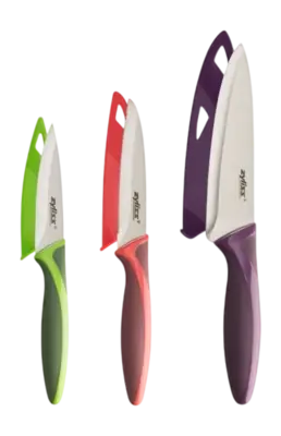 Zyliss Messenset Red/Green/Purple (3-delig)