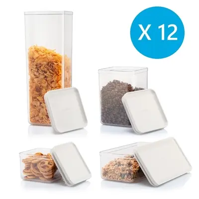 Bodum Bodum Canteen Voorraadpot White (Set van 12)