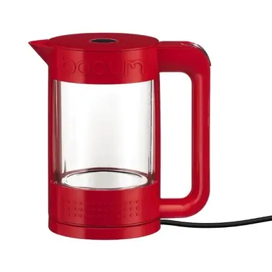 Bodum Bistro Waterkoker Rood Dubbel 1.1L