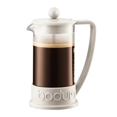 Bodum Brazil Cafetière Crème Gebogen Handvat 0.35L