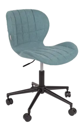 Zuiver OMG Bureaustoel Zwart/Blauw