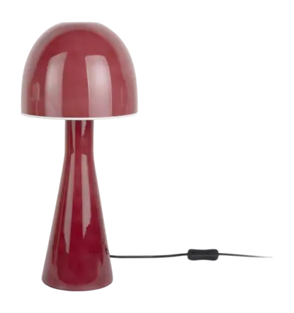 Leitmotiv Bombin Tafellamp Rose Tan Glas