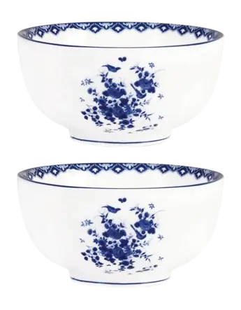&k amsterdam Delftware Kom - Set van 2