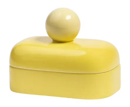 &k amsterdam Orb Voorraadpot - Yellow