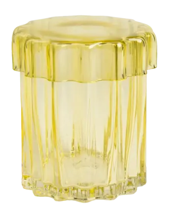&k amsterdam Astral Voorraadpot - Yellow