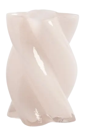 &k amsterdam Marshmallow Vaas - Opaque Pink