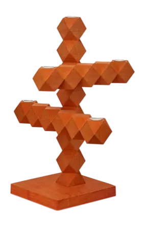 &k amsterdam Clean Cut 5 Kandelaar - Orange
