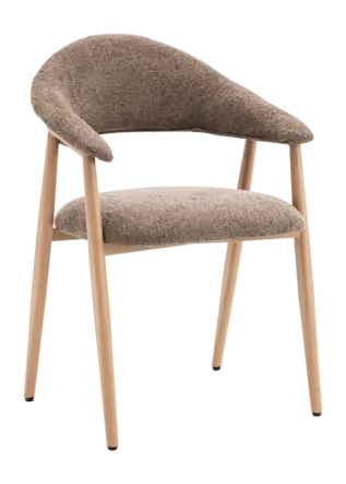 by fonQ Arcos Eetkamerstoel - Taupe