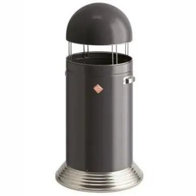 Wesco Big Cap Prullenbak Grafiet Op Sokkel 120L
