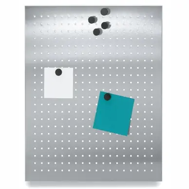 Blomus Muro Magneetbord RVS Geperforeerd (50 x 60 cm)