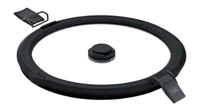 Rösle Flexx 2Go Deksel Zilver Vacuüm met Sluiting 16,5 cm