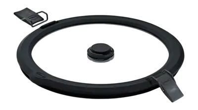 Rösle Flexx 2Go Deksel Transparant Vacuüm met Sluiting 19,5 cm