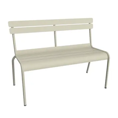 Fermob Luxembourg Tuinbank Clay Grey 2/3-zits met rugleuning