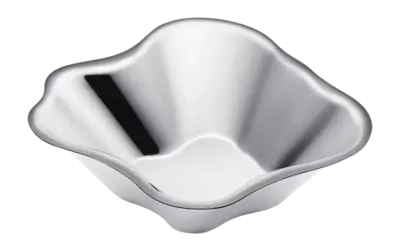 Iittala Alvar Aalto Decoratie Schaal Roestvrij Staal 5 x 18 cm