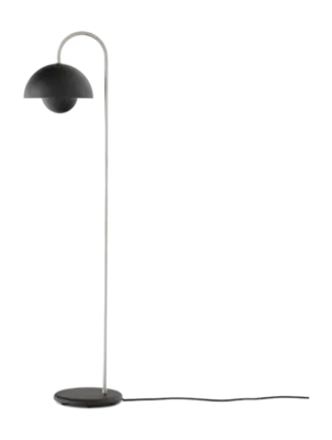 &Tradition Flowerpot Vloerlamp Matt Black VP12
