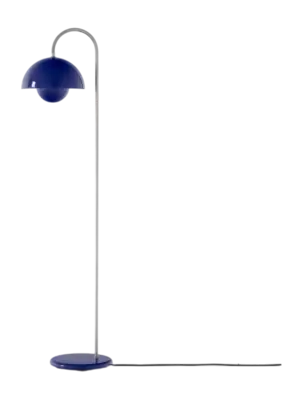 &Tradition Flowerpot Vloerlamp Cobalt Blue VP12