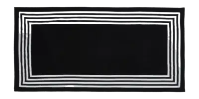 Abyss & Habidecor Cannes Strandlaken Black 90 x 200 cm