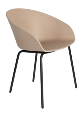 Zuiver Void Stoel Latte Brown Armchair